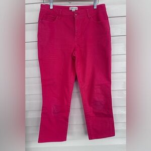 Tribal Women’s Pink Capri Jeans Size 8